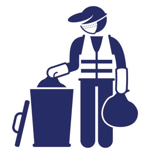 gestion des déchets_personnel sur site